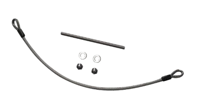 DOMOTIME ASC600SSC Stainless steel fall arrester cable for swing gates, cable length 600 mm