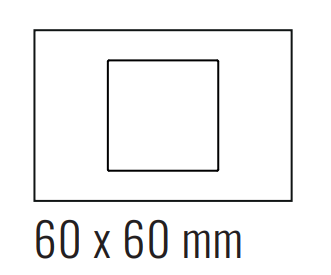 EKINEX EK-DRS-GBR Deep plate (FF and 71 and 20Venti ) rectangular METAL (ALUMINIUM)