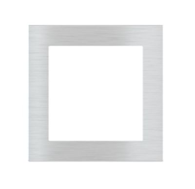 EKINEX EK-DQS-GAG Square window plate 60X60 in plastic (silver color)