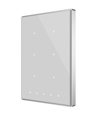 ZENNIO ZVI-TMDP6-PS ZVI-TMDP6-PS TMD Plus KNX Capacitive Touch Switch, 6 buttons, silver
