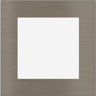 EKINEX EK-DQG-GBR Deep plate (FF and 71 and 20Venti) square - METAL (ALUMINIUM) nickel