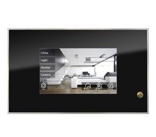 BLUMOTIX BX-T7IP-GG THEO7 Touch panel KNX 7- oro-nero-oro