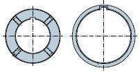 NICE 867.20.00 Tondo 102x2 mm con fori filettati M8 ruota + corona