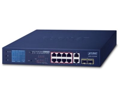 SKILLEYE GSD-1222VHP Switch Unmanaged 8 porte 10/100/1000Mbps Base-T PO