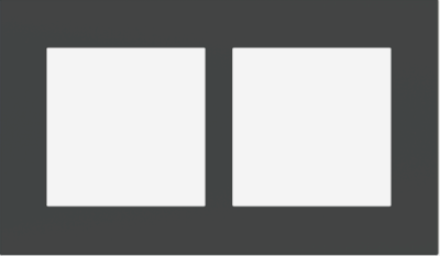 EKINEX EK-S2S-FGB Rectangular Surface plate (71 and 20Venti ) in bromine gray colour