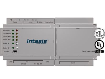 INTESIS INBACPRT1K20000 Gateway to connect BACnet MSTP or BACnet IP installations with PROFINET networks - 1200 points