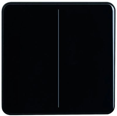 ELSNER 71122 KNX eTR M2- jet black RAL 9005 2-gang Push Button 