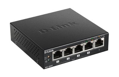 D-LINK DGS-1005P SWITCH 5 PORTE GIGA 10/100/1000