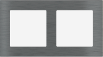EKINEX EK-D2P-GBS Deep plate (FF and 71 and 20Venti) rectangular - METAL (ALUMINIUM) - Titanium