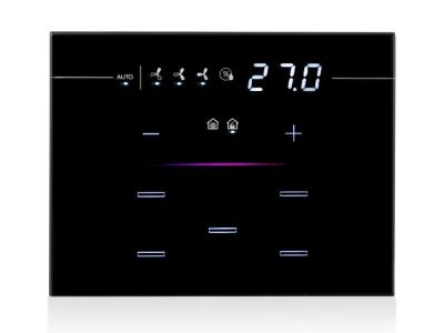 EELECTRON 9025GT307L03-H VETRO SERIE LINE - RGB - DISPLAY HOTEL - 3 MODULI NERO 