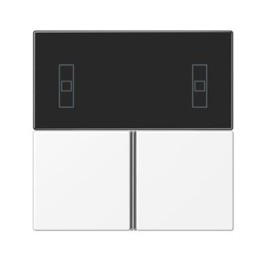 JUNG LS4093TSAWWM Copritasti per controller ambientale KNX compatto- mod. AS+LS990+A creation- bianco alpino opaco