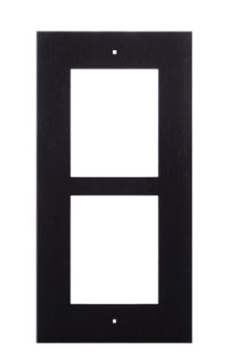 2N 9155012B flush installation frame for 2 modules - black 