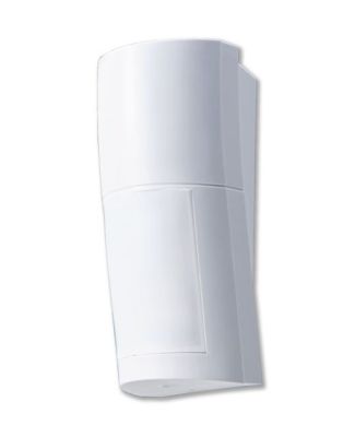OPTEX OXQXIDT Dual technology outdoor passive infrared detector with anti-blinding. Range 12 m, 120°