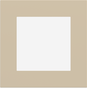 EKINEX EK-SQS-FBL Placca Surface (71 e 20Venti ) quadrata colore beige luxor