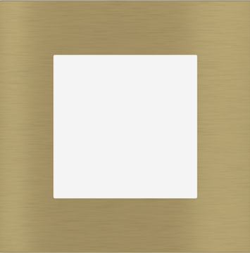 EKINEX EK-SQG-GBB Placca Surface (71 e 20Venti ) quadrata colore ottone