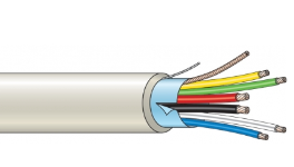 ARITECH ANTINTRUSIONE WC4106FN Cavo schermato antifiamma CEI-UNEL 36762 C-4 - 2x0,75+4x0,22