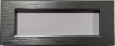 MAPAM 8007SL-8 8007SL-8 Art 7P Grey Brushed Technopolymer Plate