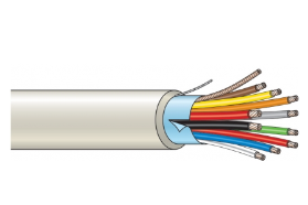 ARITECH ANTINTRUSIONE WC4110F5N Cavo schermato antifiamma CEI-UNEL 36762 C-4 - 2x0,50+8x0,22