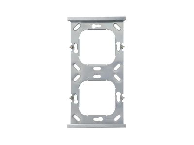 ELSNER 70268 Frame Corlo 2-gang- chrome matt Frame for mounting