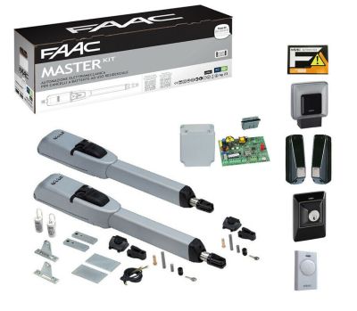 FAAC 104415445 MASTER KIT 230V GREEN Automazione elettromeccanica 230V - Larghezza max singola anta 2,5m