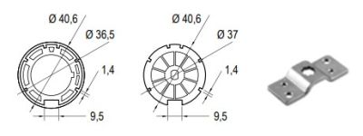 GIBIDI AJWSE0021 MOTOR pulley Ø 28