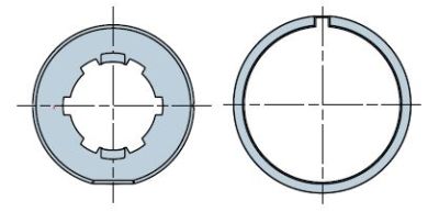 NICE 931.46.00 Tondo Tondo 50x(1,3÷1,5) ruota + corona