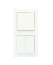 LINGG-JANKE "87865 / 87865SEC" TA8F55-BCU-SEC KNX Pulsante sicuro da incasso