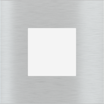 EKINEX EK-SQP-GBQ Placca Surface (71 e 20Venti ) quadrata colore alluminio