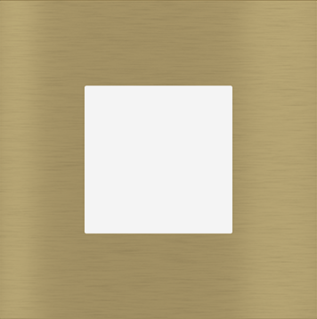 EKINEX EK-SQP-GBB Surface plate (71 and 20Venti ) square brass colour