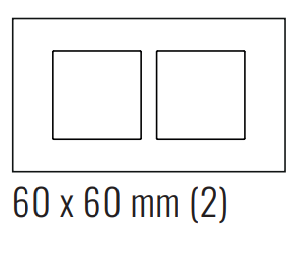 EKINEX EK-S2S-CHA Surface plate (71 and 20Venti ) rectangular in champagne colour