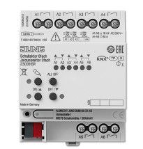 JUNG 230061SR Attuatore KNX misto di commutazione a 6 canali/per veneziane a 3 canali- KNX Data Secure