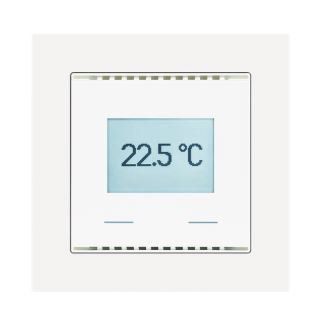 ELSNER 70629 KNX T-UP Touch - Sensore di temperatura con pulsanti tattili, bianco