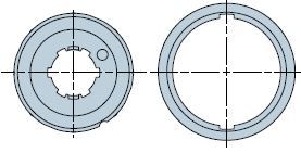 NICE 966.00.00 Tondo 70x1,5 ruota + corona