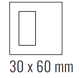 EKINEX EK-DQT-FCC Deep plate (FF and 71 and 20Venti) square - FENIX NTM orinoco cocoa