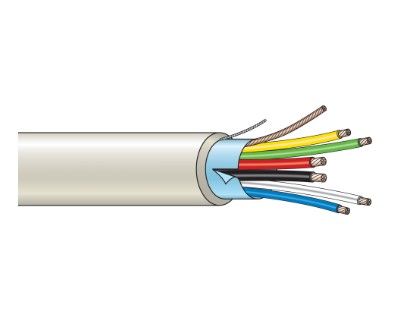 ARITECH ANTINTRUSIONE WC106W-HF Cavo schermato 2x0,75 + 4x0,22, senza alogeni. Matassa da 100 m