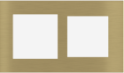 EKINEX EK-S2G-GBB Rectangular surface plate (71 and 20Venti ) in brass colour
