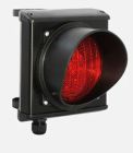 DOMOTIME SML1L230V Aluminium traffic light - 1 LED light at 230 Vac - lens diameter 120 mm