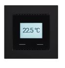 ELSNER 70628 KNX T-UP Touch - Sensore di temperatura con pulsanti tattili, nero