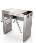 NICE TURNSTILES GUARDMT Tripod turnstile on double gate structure for intensive use - AISI 304 brushed stainless steel