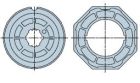 NICE 533.02.00 Round 108x3.5 wheel + crown 