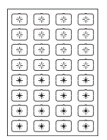 EELECTRON 9025ISF-1 9025 PULSANTE CAPACITIVO KNX, BIANCO  ISET ICONE - F - 32 ICONE