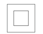 EKINEX EK-SQG-FNI Placca Surface (71 e 20Venti ) quadrata colore nero ingo