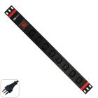 WP RACK WPN-PDU-I05-08 Rack 19 PDU with 8 IEC C13 sockets,Italian 16A plug