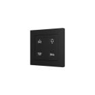 ZENNIO ZVIT55X4 ZVIT55X4 Tecla 55 X4 Backlit capacitive touch switch (55 x 55 mm), 4 buttons, custom