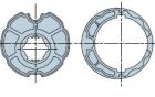 NICE 804.20.00 Inclined nose cone 80x1 wheel + crown