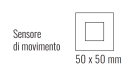 EKINEX EK-DQN-FNI Placca per sensore di movimento Aurex (ek-sn2-tp) - FENIX NTM - nero ingo