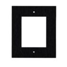 2N 9155011B flush installation frame for 1 module - black 