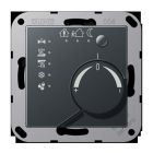JUNG A2178TSANM KNX room thermostat with integrated bus coupler and 4-channel button interface - matt anthracite