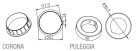 CAME 001YK9101 Round 102x2 mm