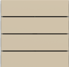 EKINEX EK-TRO-FBL Kit of 4 horizontal rectangular FF (Form/Flank/NF) keys